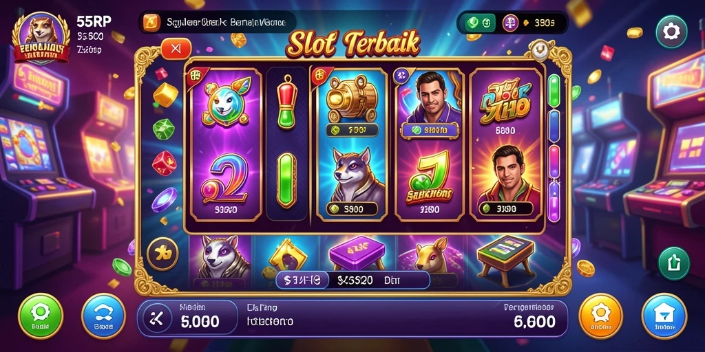 Tampilan gameplay seru Slot di 55RP dengan efek grafis menakjubkan.