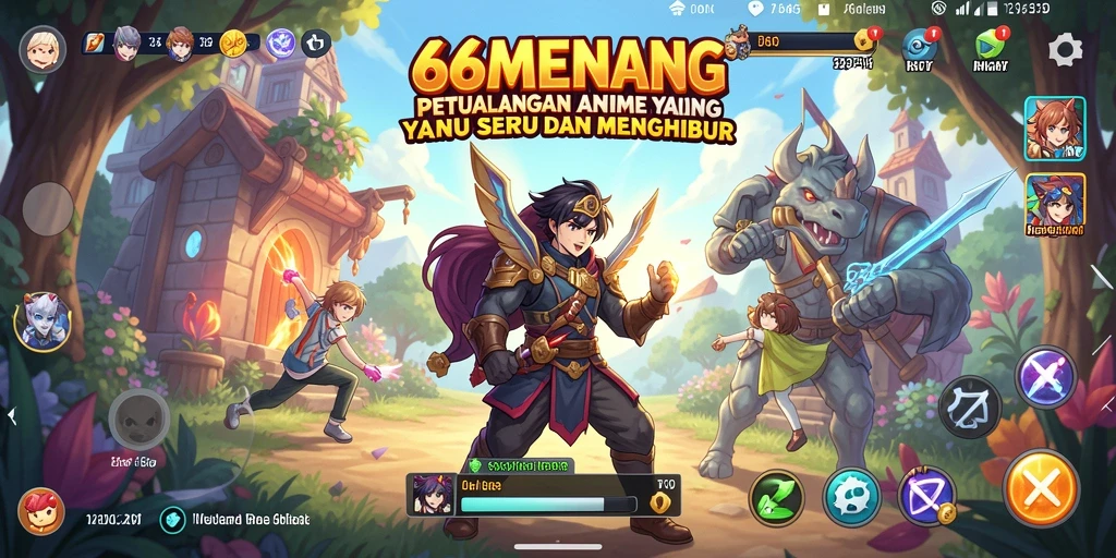 Menampilkan gameplay seru dan karakter anime yang menarik.
