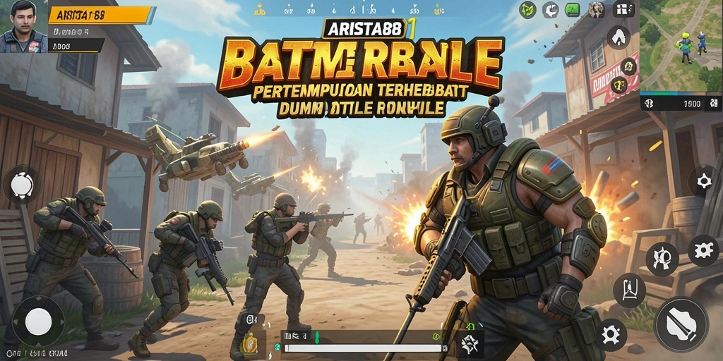 Gameplay intens di arena pertempuran ARISTA88.