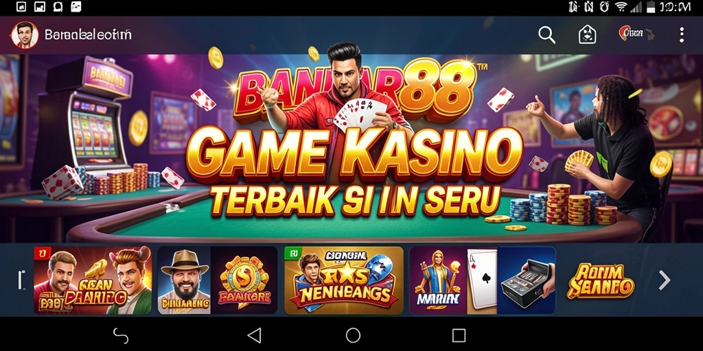 Tampilan menarik dari permainan Kasino yang mengasyikkan.