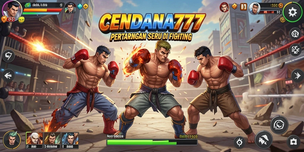 Tampilan menarik dari pertarungan di CENDANA777 dengan karakter yang beragam.