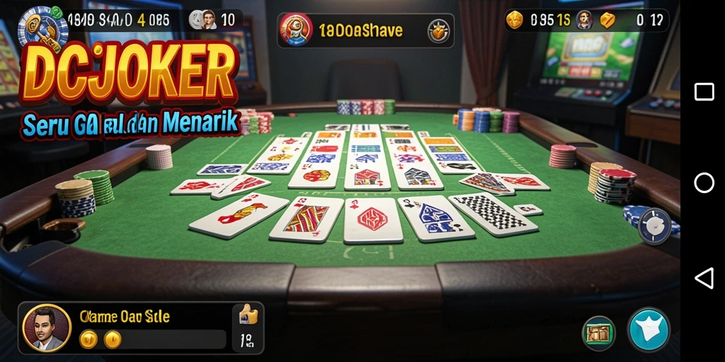 Screenshot IDCJOKER menampilkan gameplay Gaple yang menarik.