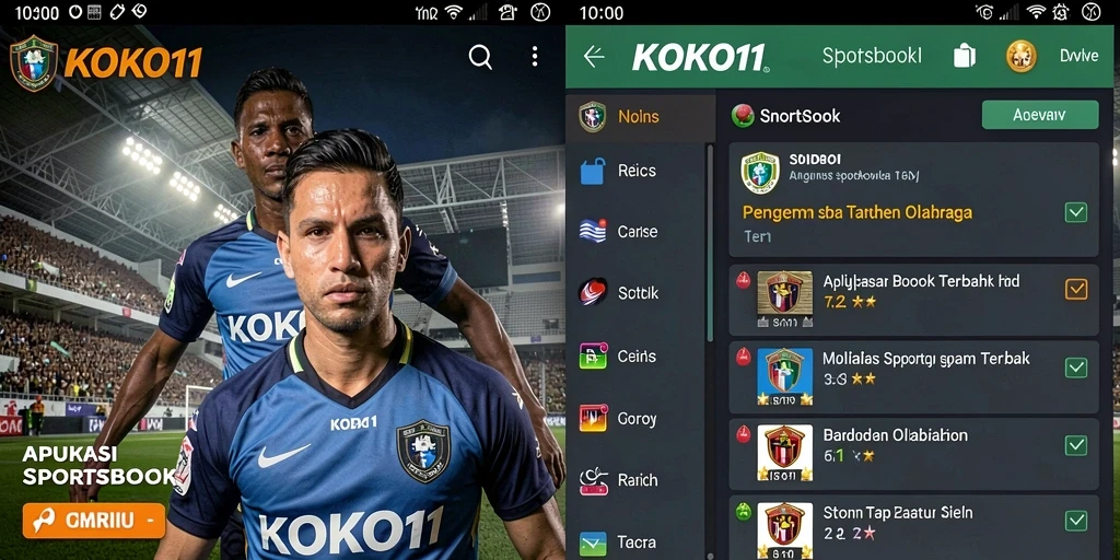 Tampilan screenshot KOKO11 menampilkan antarmuka taruhan olahraga yang menarik.