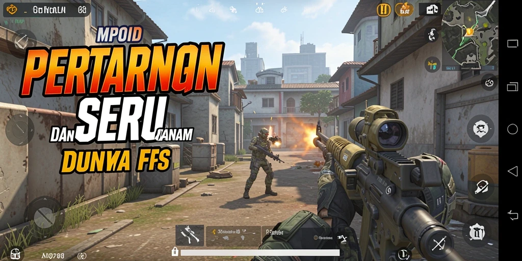 Tangkapan layar MPOID menunjukkan aksi seru dalam gameplay FPS.