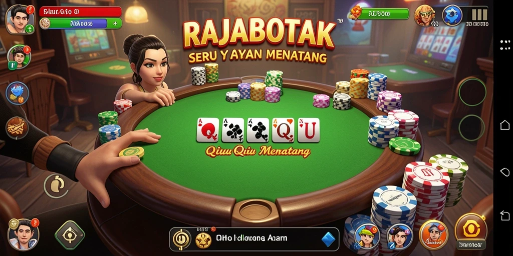 Screenshot gameplay RAJABOTAK yang seru dan menantang.