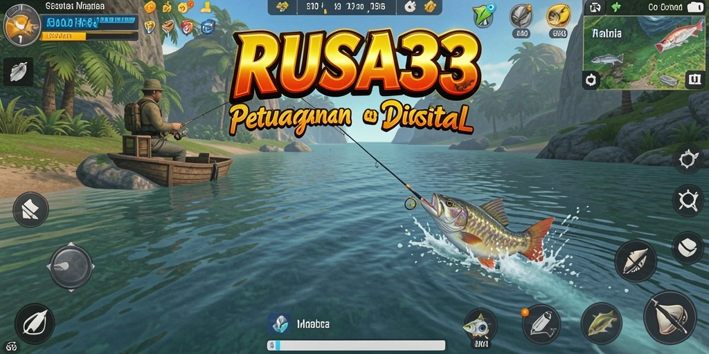Tangkapan ikan besar dalam gameplay RUSA33 yang seru.