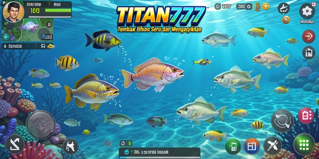Gameplay seru menembak ikan di TITAN777.