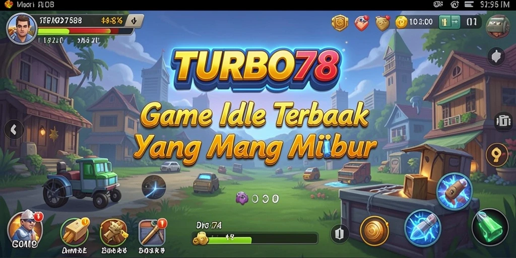 Screenshot utama TURBO78 yang menampilkan momen seru gameplay Idle.