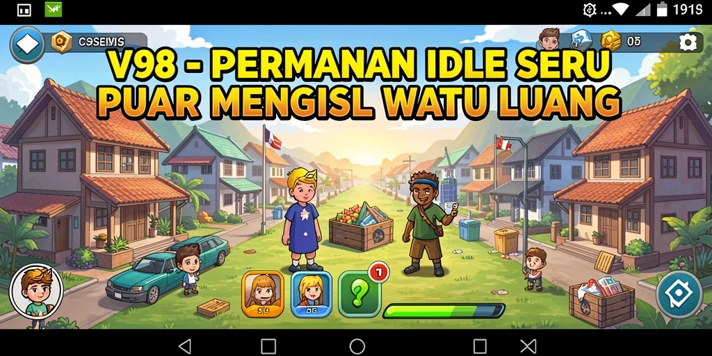 Tampilan gameplay menarik dari V98 yang memanjakan mata.