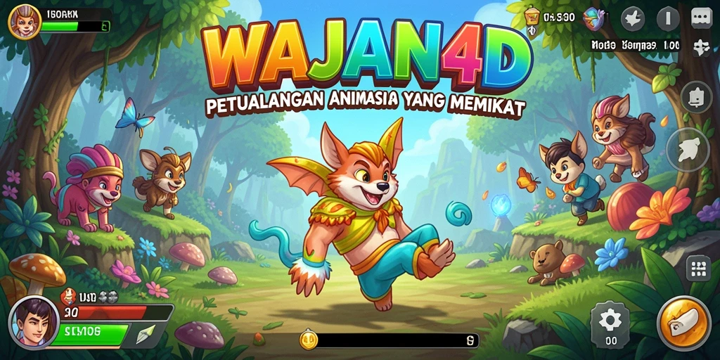 Tampilan gameplay WAJAN4D yang seru dan menawan.