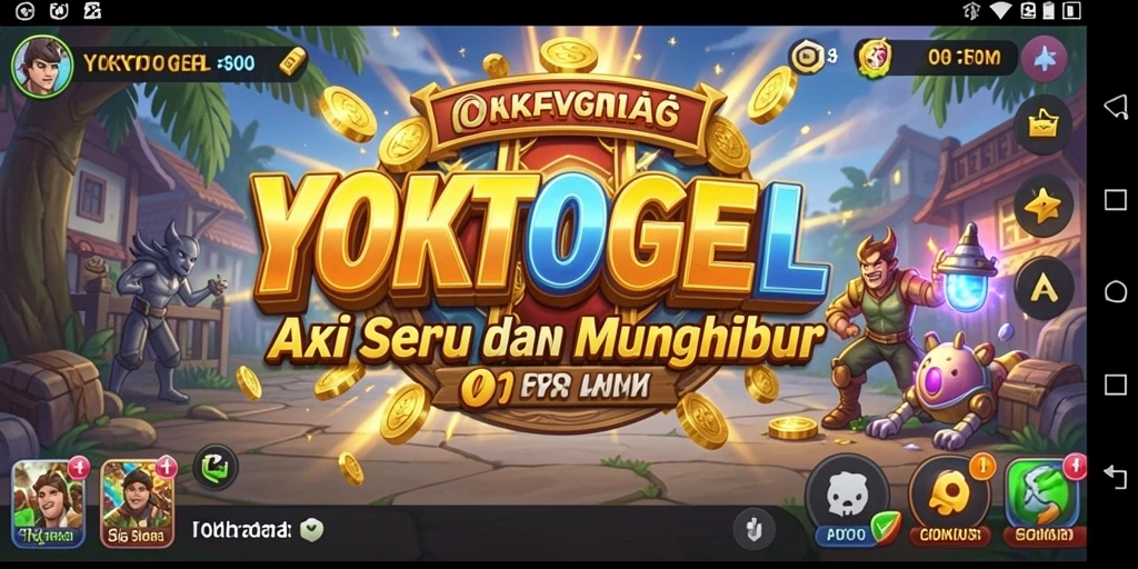 Tampilan gameplay seru dalam YOKTOGEL dengan aksi menegangkan.